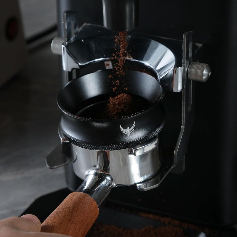 KNODOS 58mm Magnetic Espresso Portafilter Dosing Funnel and Puck Screen Set Coffee Dosing Ring And Filter Compatible with 58mm Portafilter Basket Premium Espresso Machine Accessories - Image 5